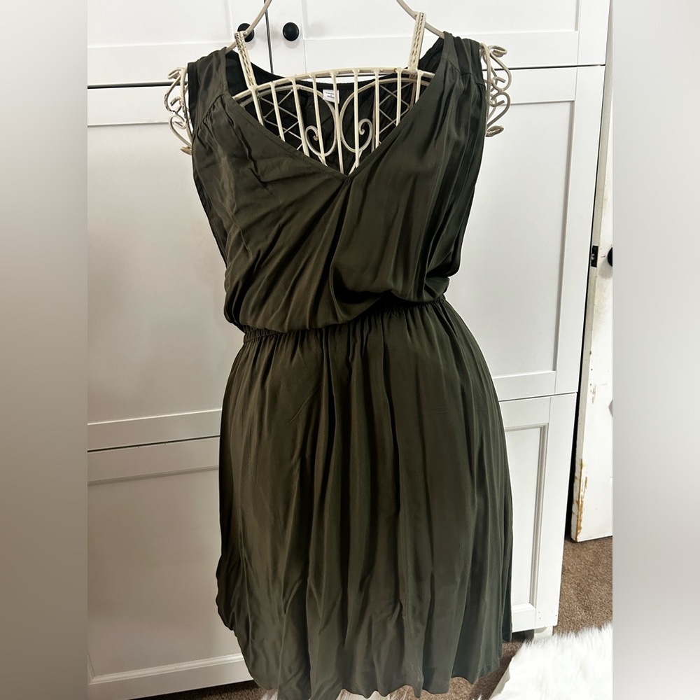 Olive Green Summer Dress